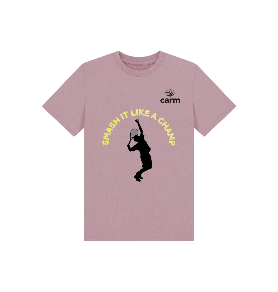 Mauve Printed Kids T-Shirt