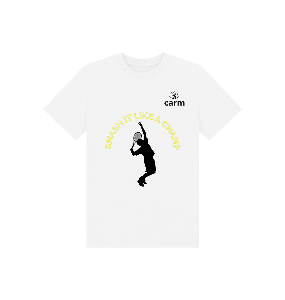 White Printed Kids T-Shirt