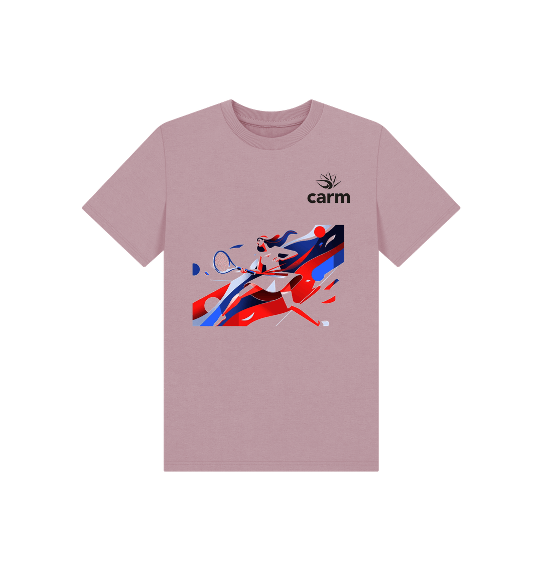 Mauve Printed Kids T-Shirt