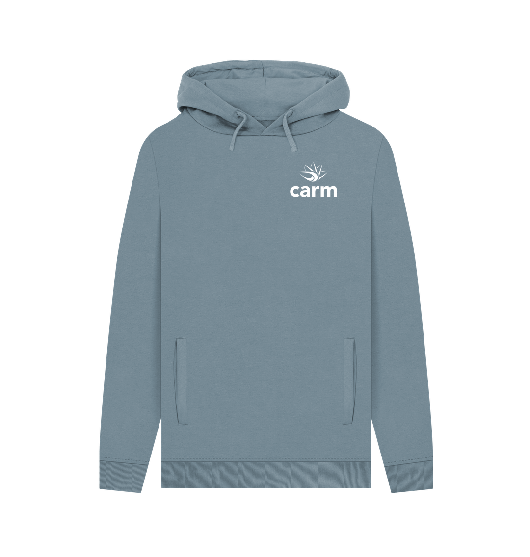 Stone Blue Small logo hoodie