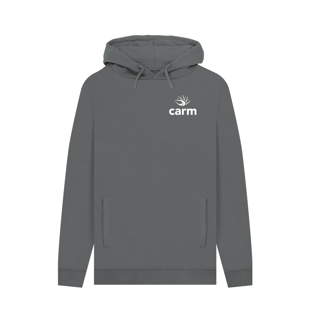 Slate Grey Small logo hoodie