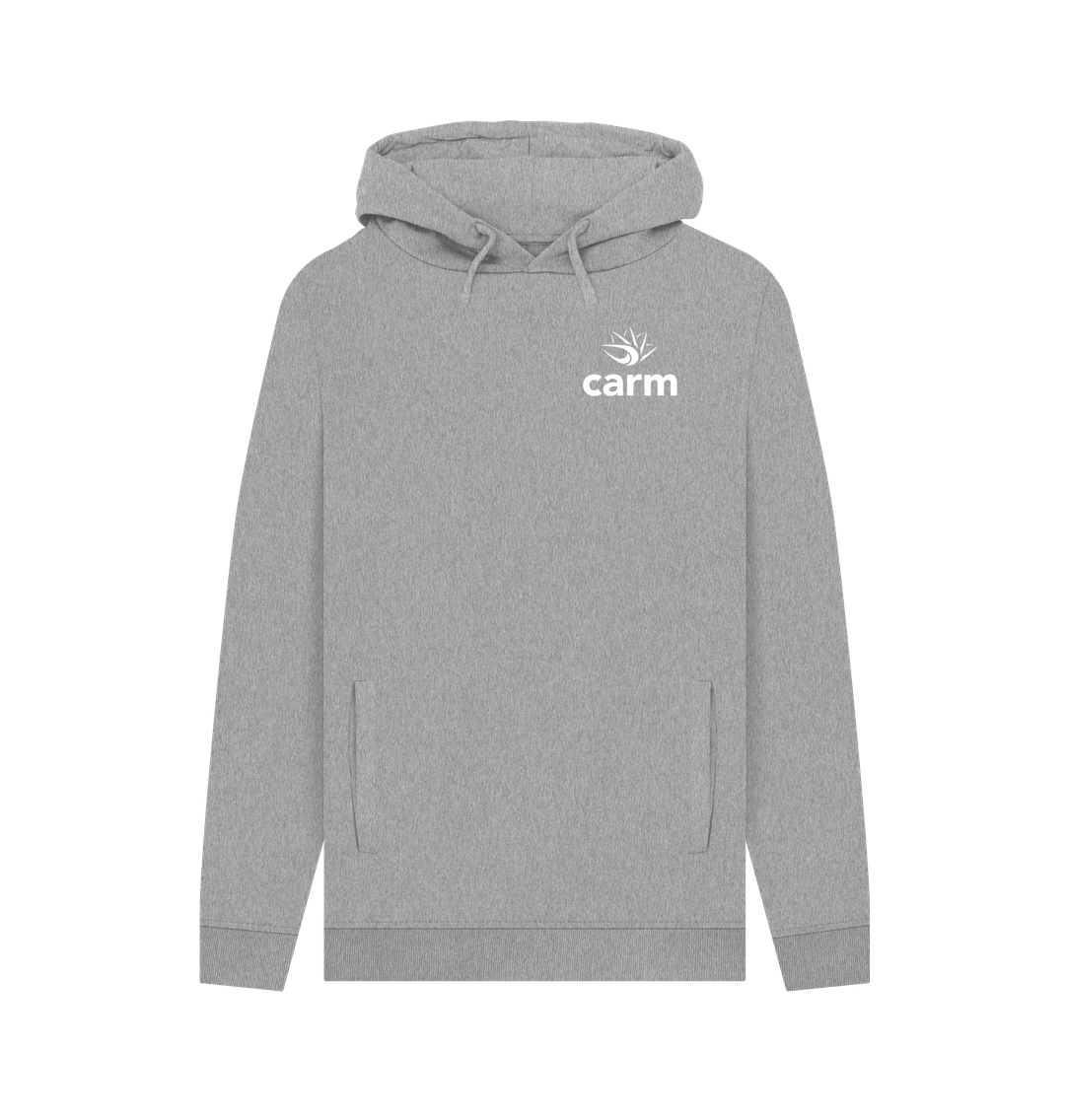 Light Heather Small logo hoodie