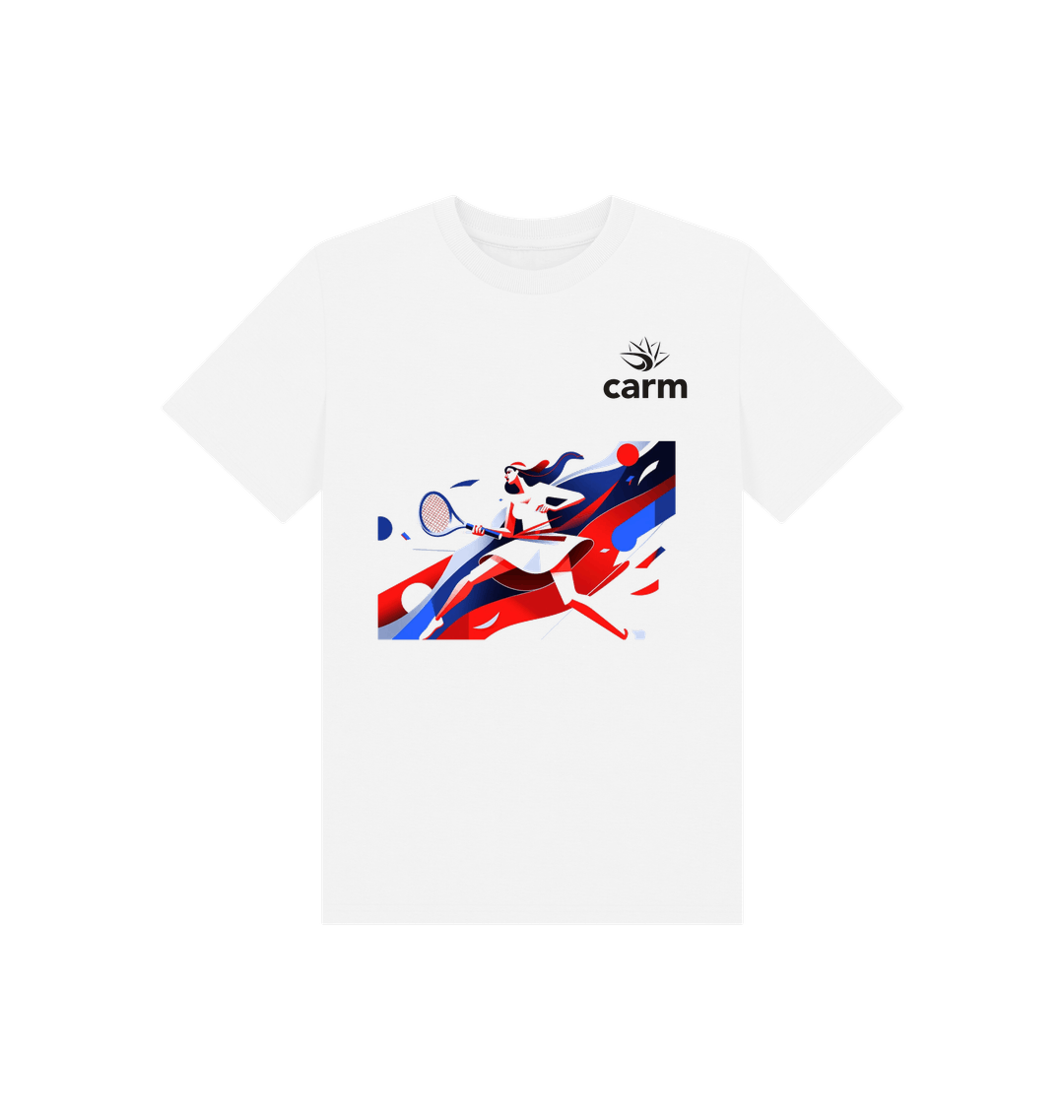 White Printed Kids T-Shirt