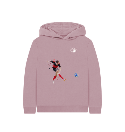 Mauve Football Hoodie