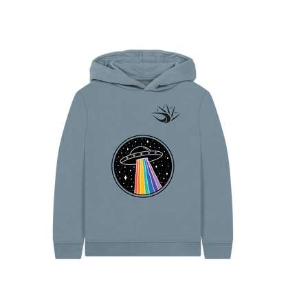 Stone Blue Spaceship Hoodie