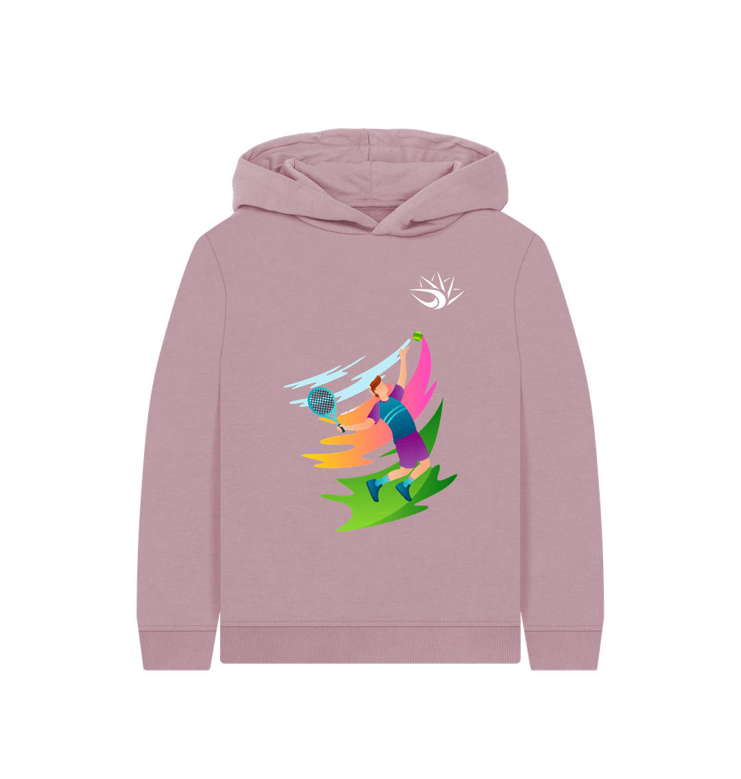 Mauve Tennise Serve Hoodie