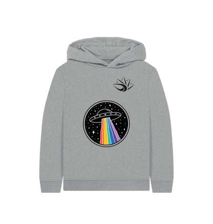 Athletic Grey Spaceship Hoodie