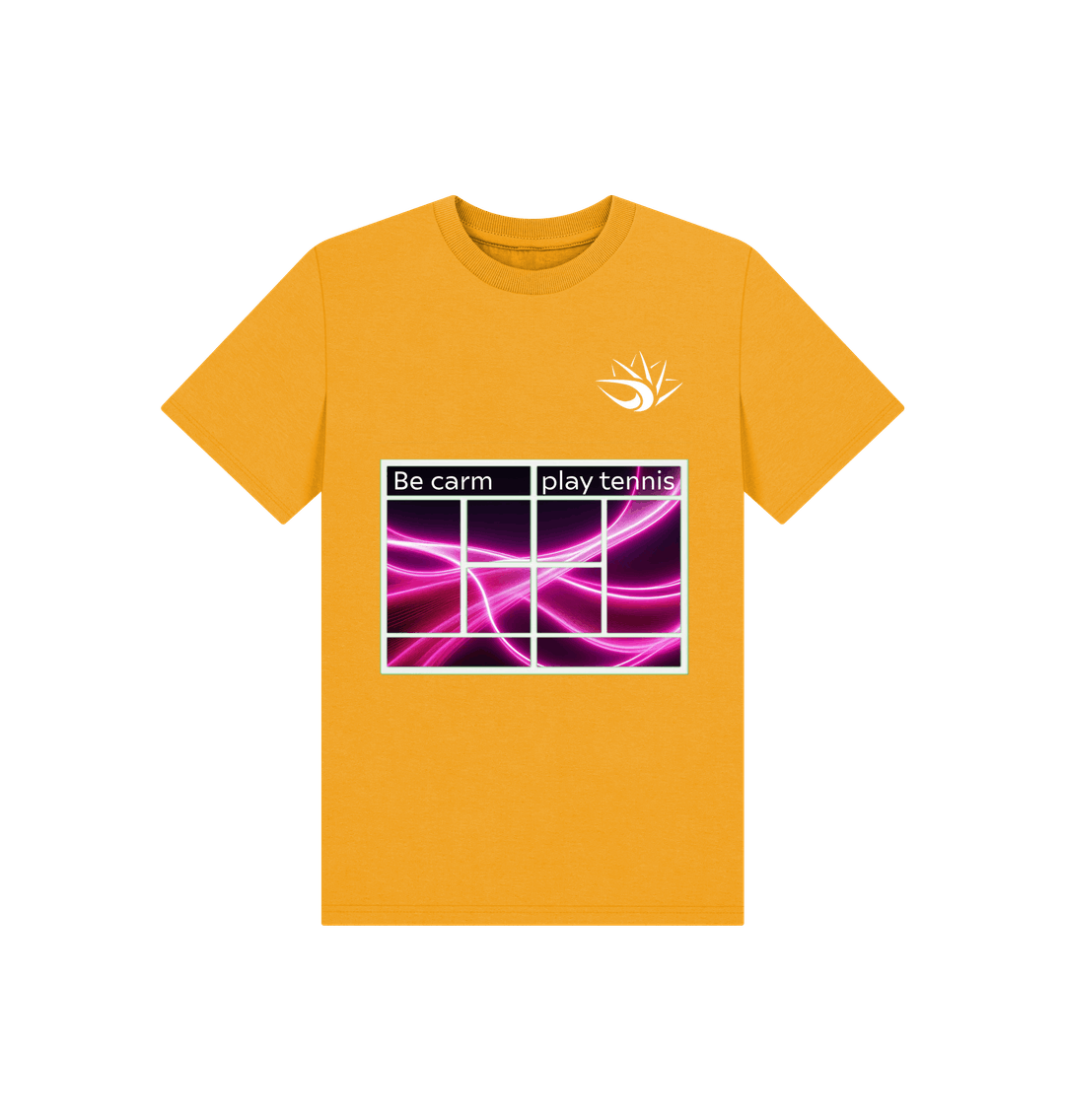 Mustard Printed Kids T-Shirt
