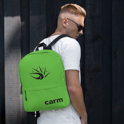 Carm Print Backpack Green