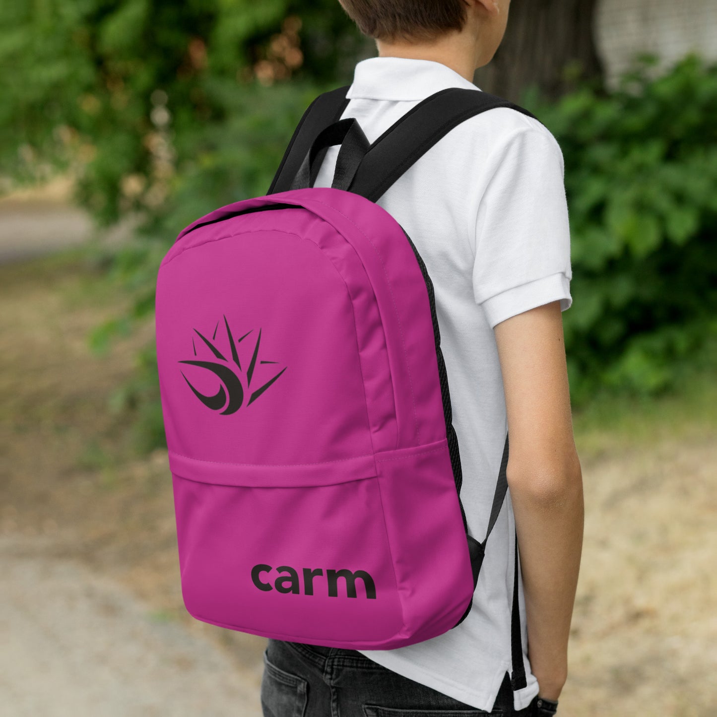 Carm Print Backpack Purple