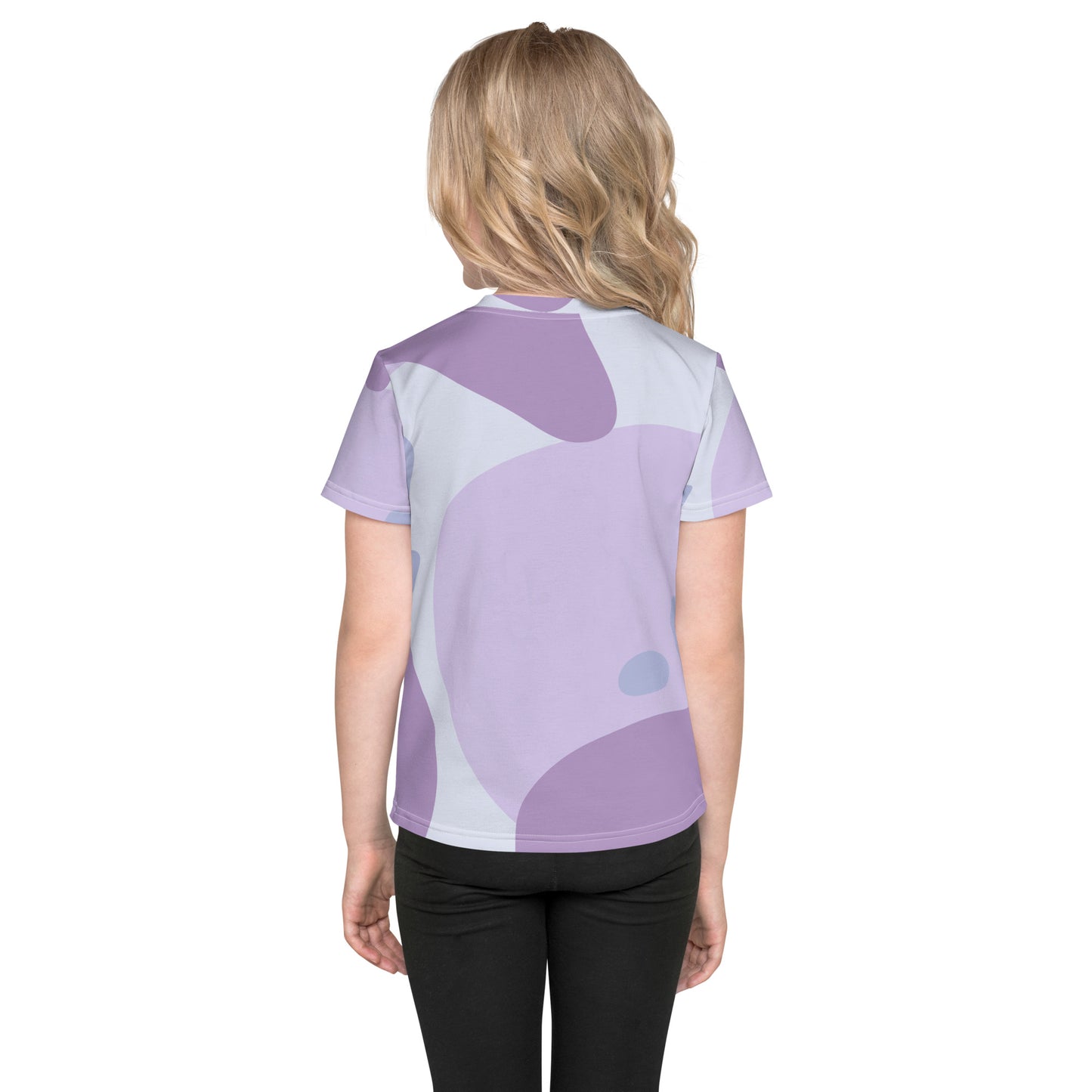 Purple Geometric T-shirt