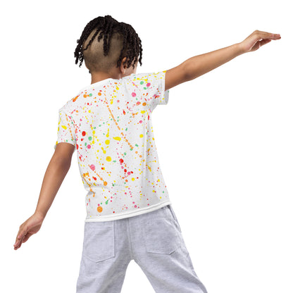 Neon Paint Splatter T-shirt