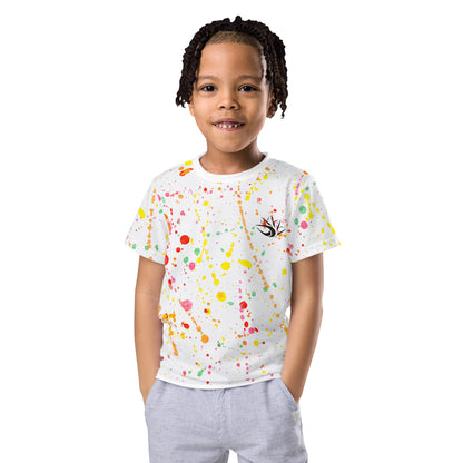 Neon Paint Splatter T-shirt