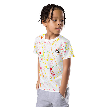 Neon Paint Splatter T-shirt