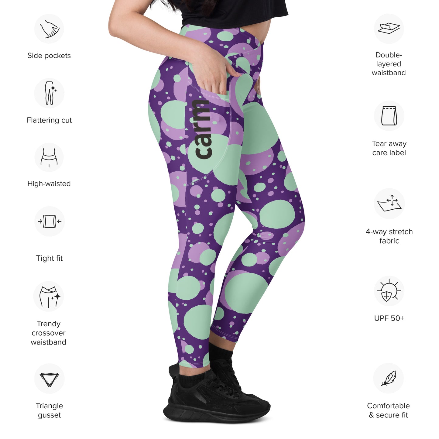 Bubble Crossover Leggings