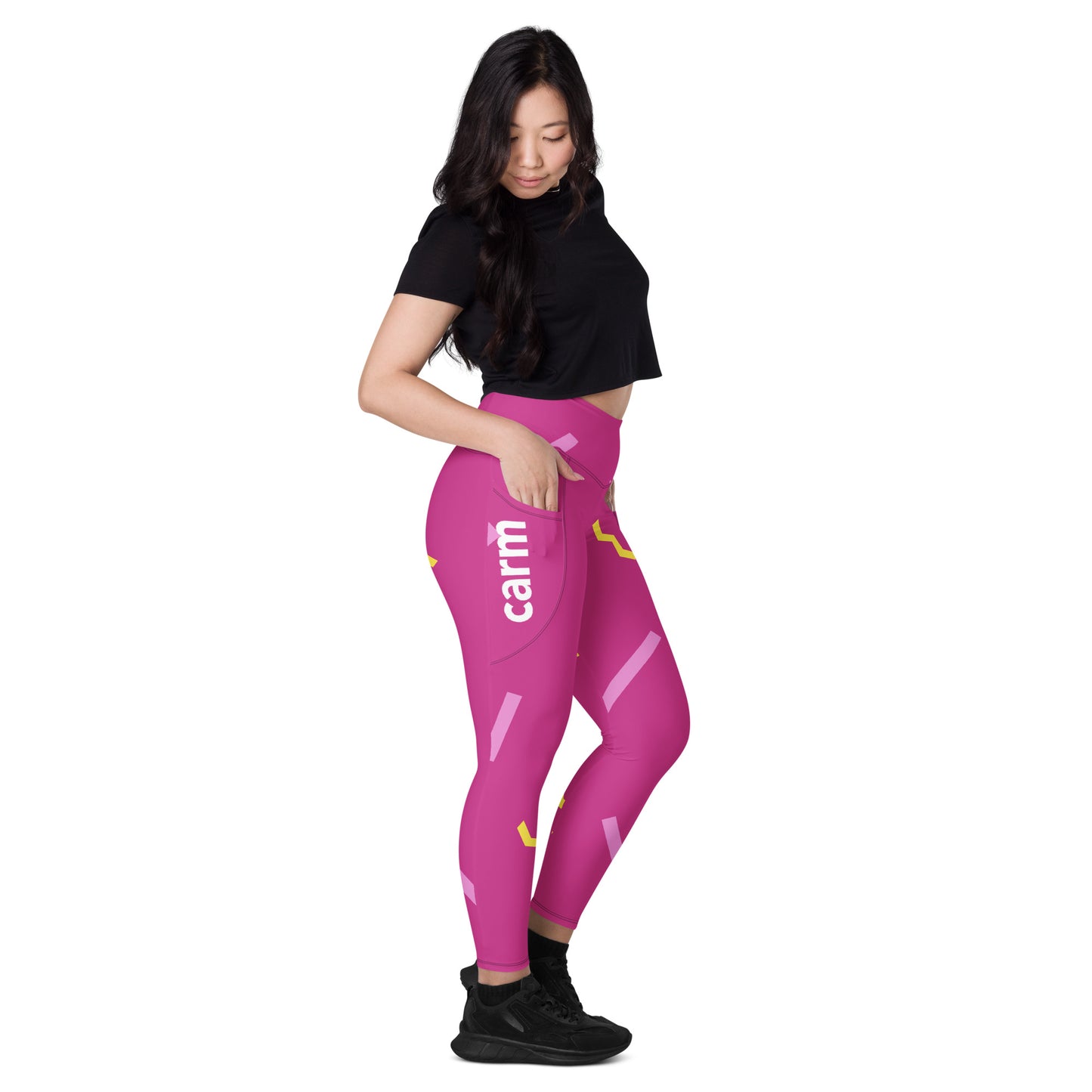 Pink Patterned Leggings