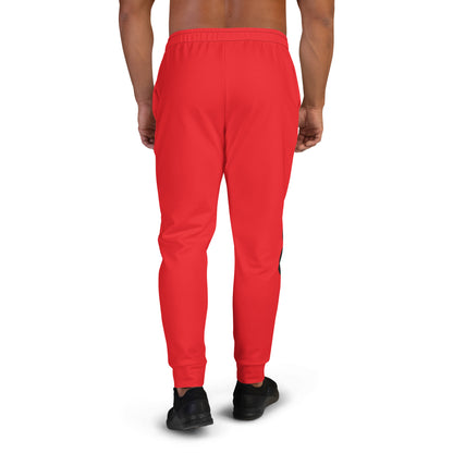 Carm Large Print Joggers Red