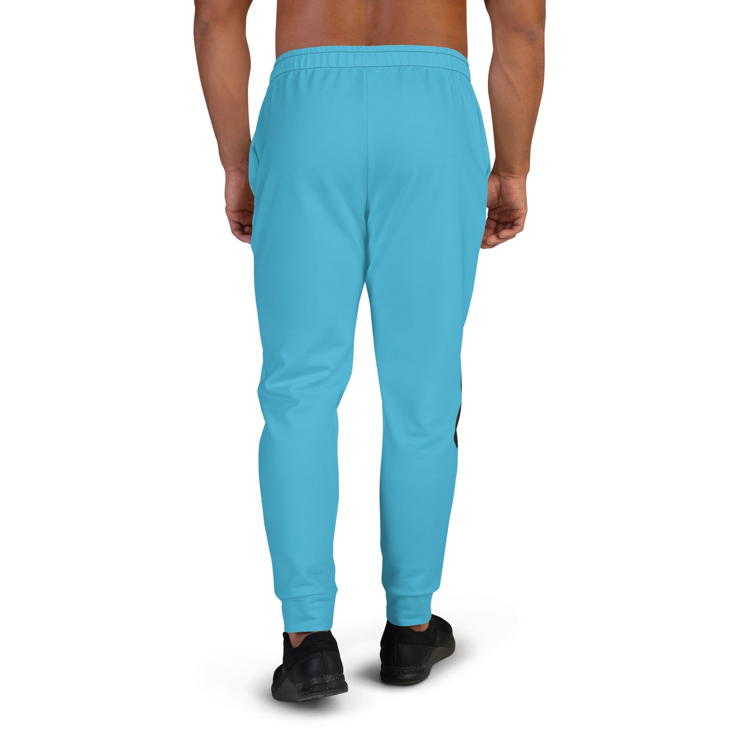 Carm Large Print Joggers Blue