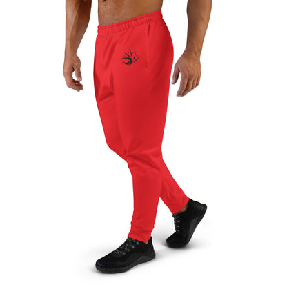 Carm Large Print Joggers Red