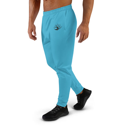 Carm Large Print Joggers Blue