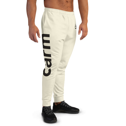 Carm Large Print Joggers Biege