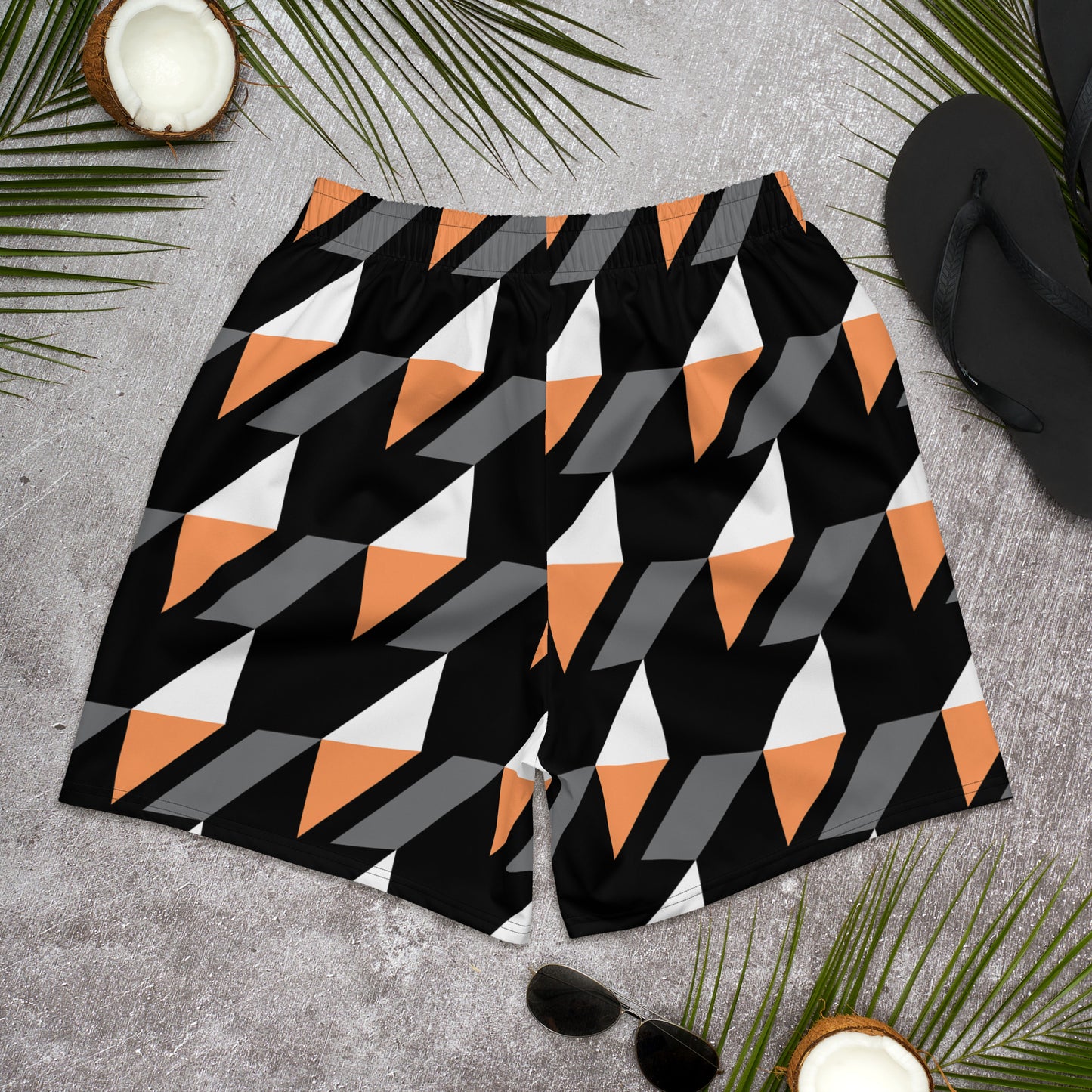 Geometric Athletic Shorts