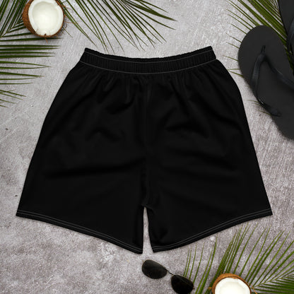 Carm Print Athletic Shorts Black