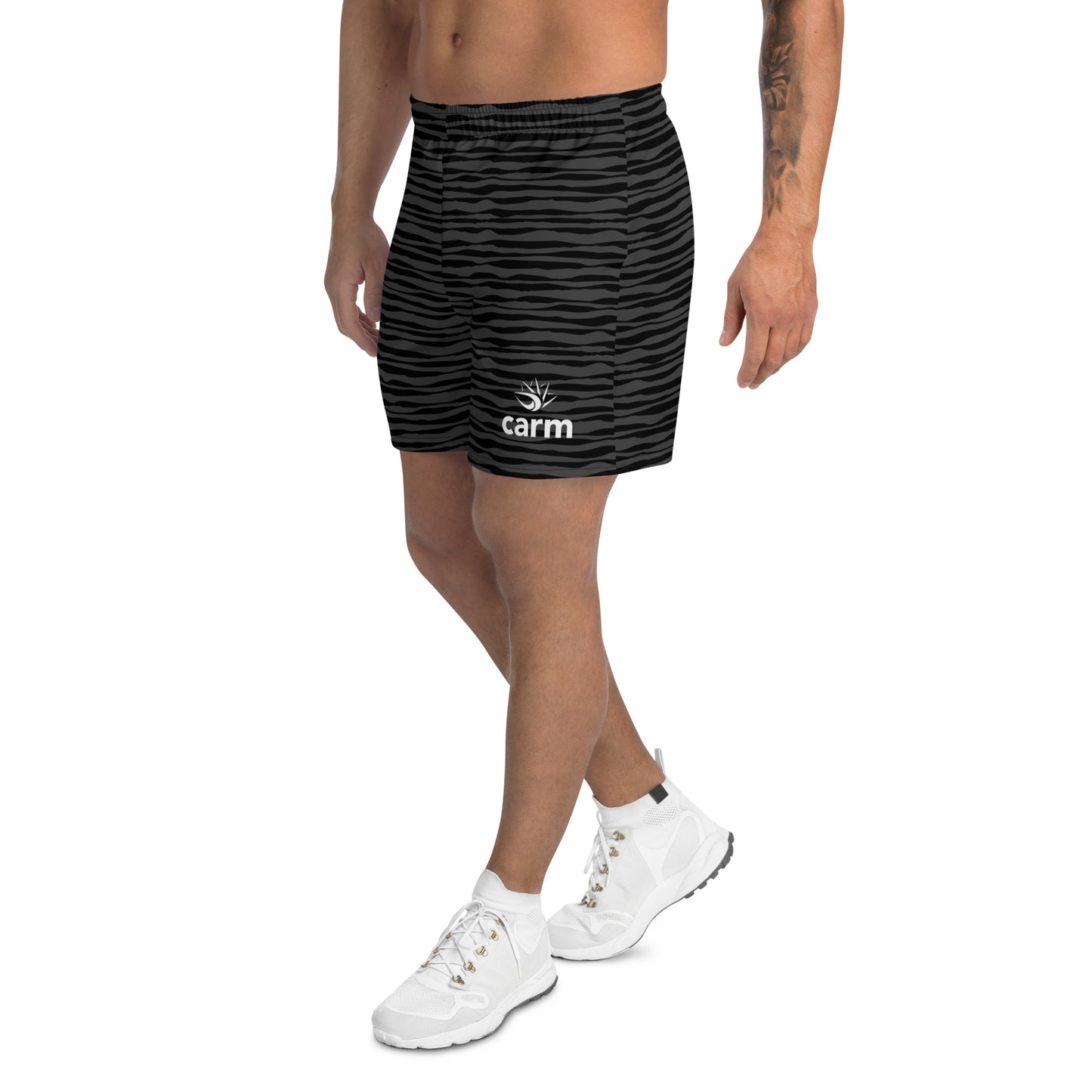 Black Strip Athletic Shorts