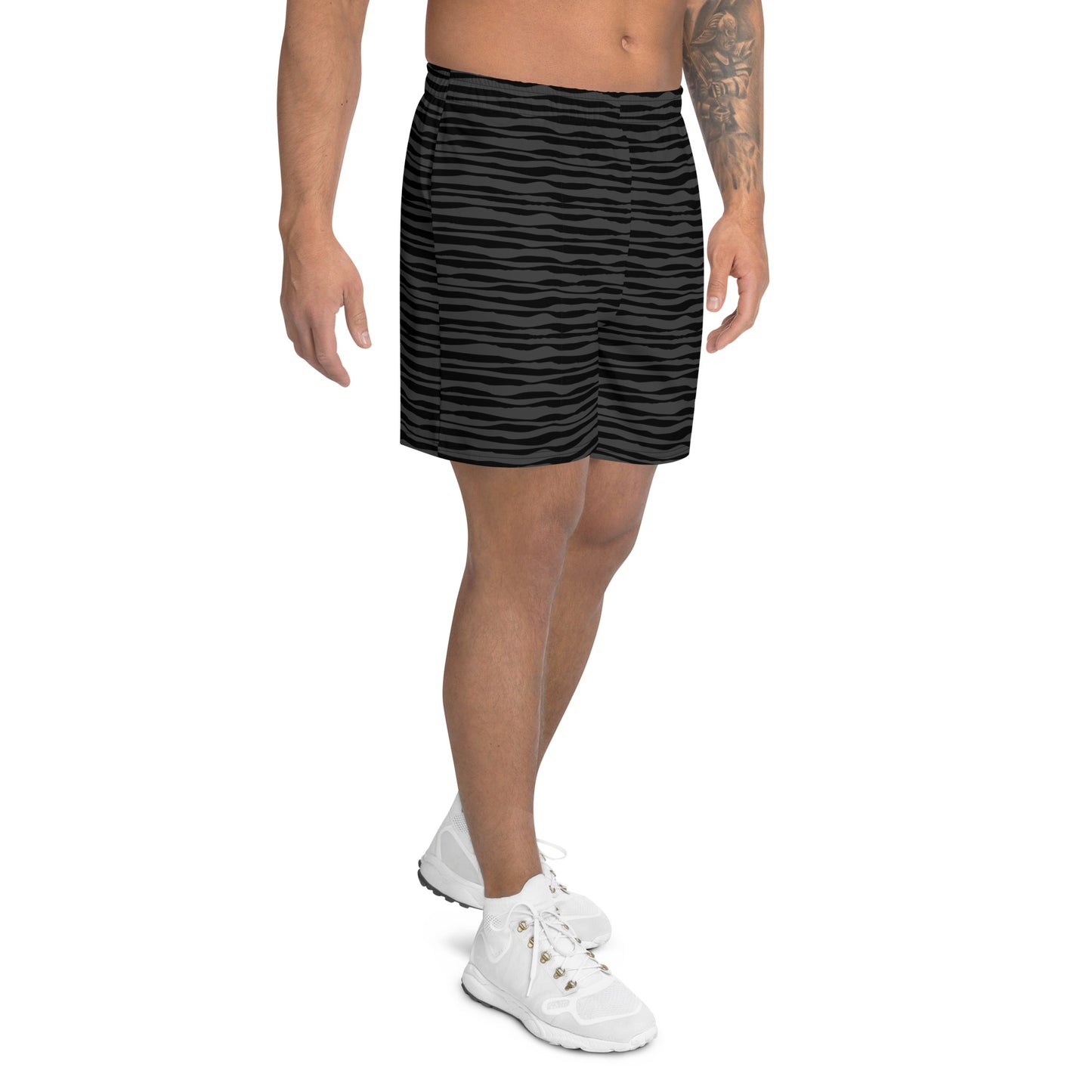 Black Strip Athletic Shorts