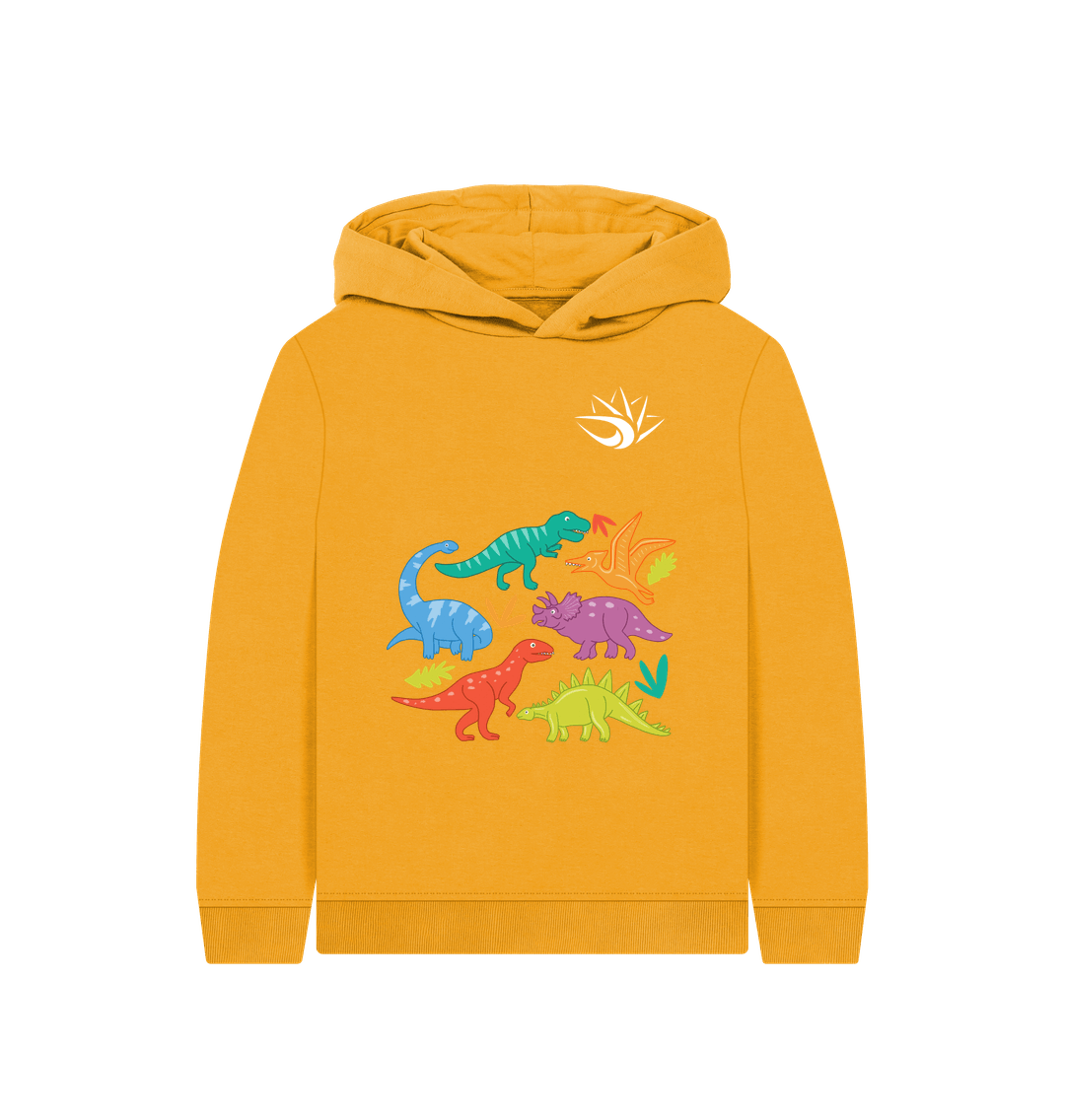 Mustard Dinosaur Hoodie