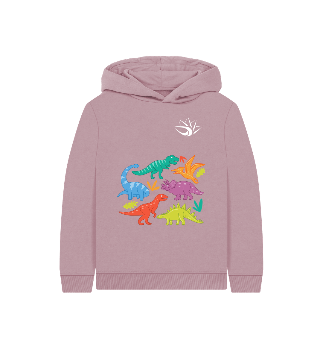 Mauve Dinosaur Hoodie