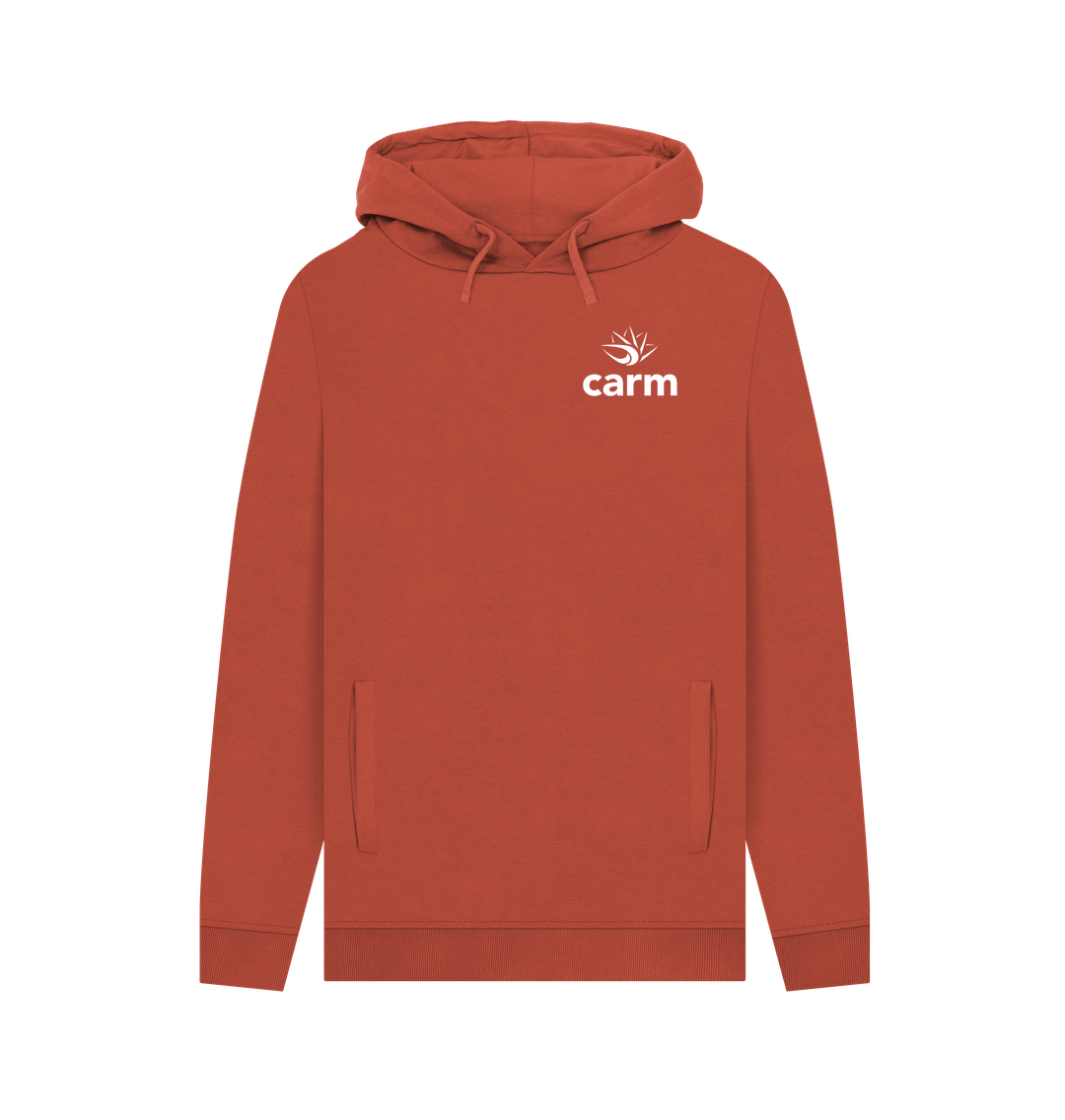 Rust Small logo hoodie