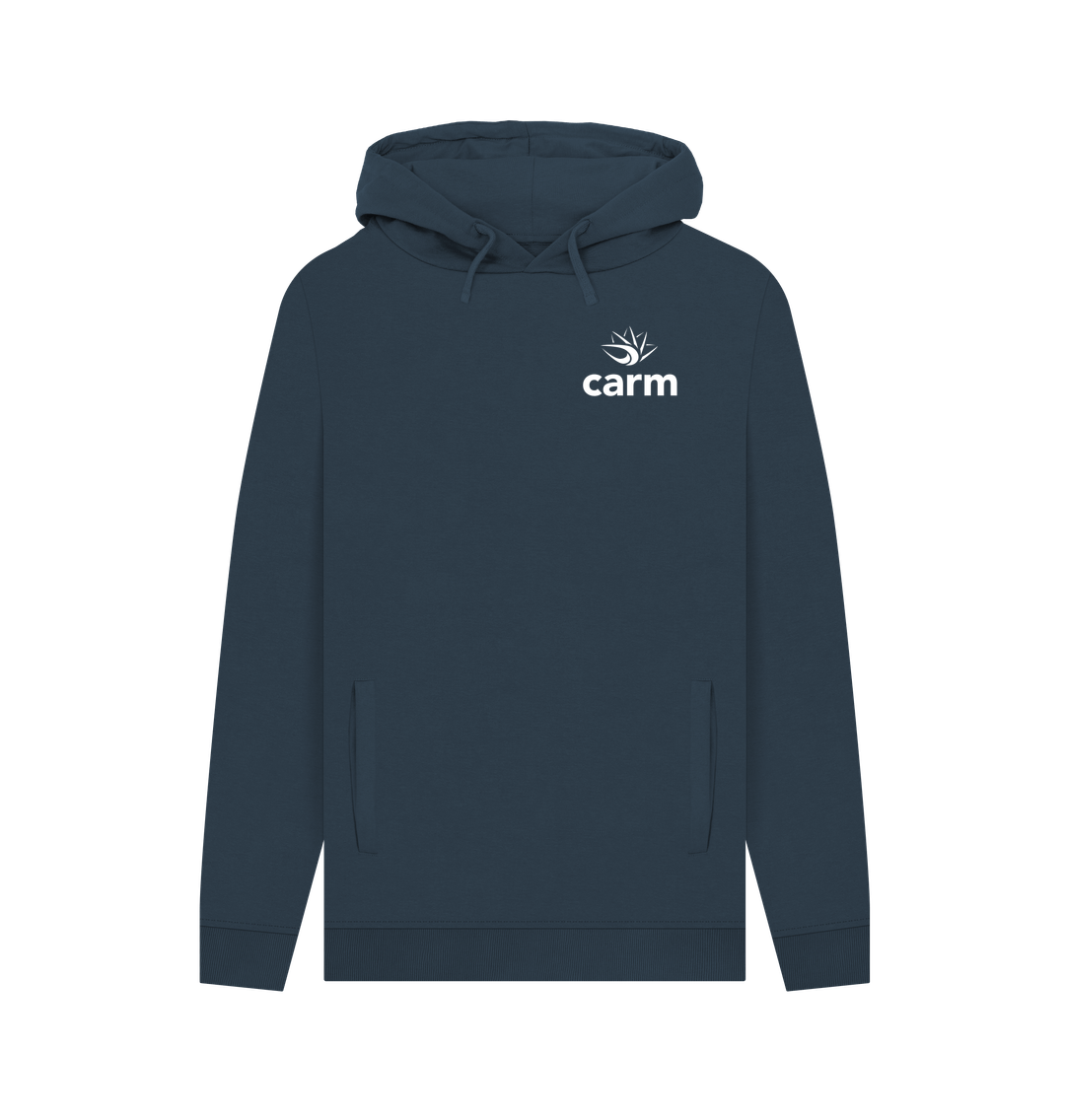 Navy Small logo hoodie