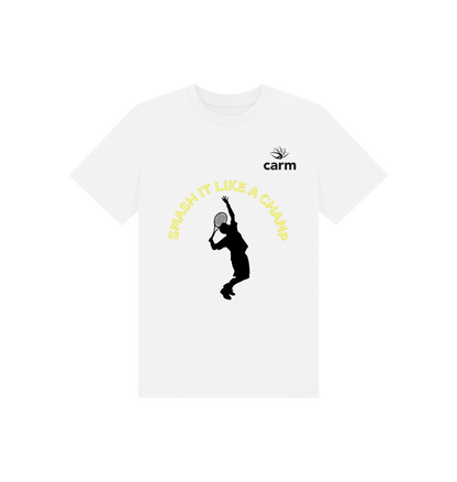 White Printed Kids T-Shirt
