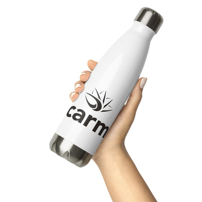 Carm Stainless Steel Water Bottle Black