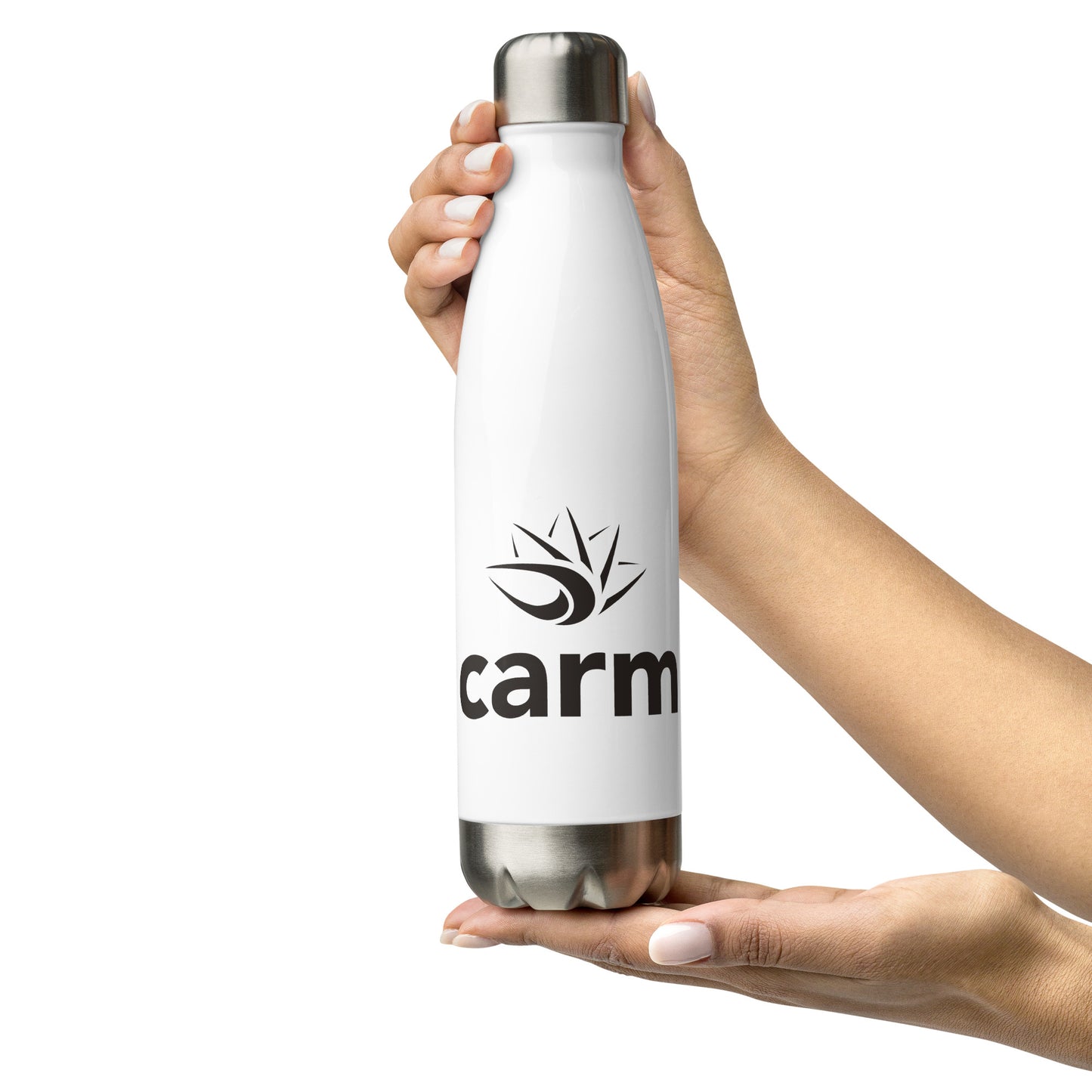 Carm Stainless Steel Water Bottle Black