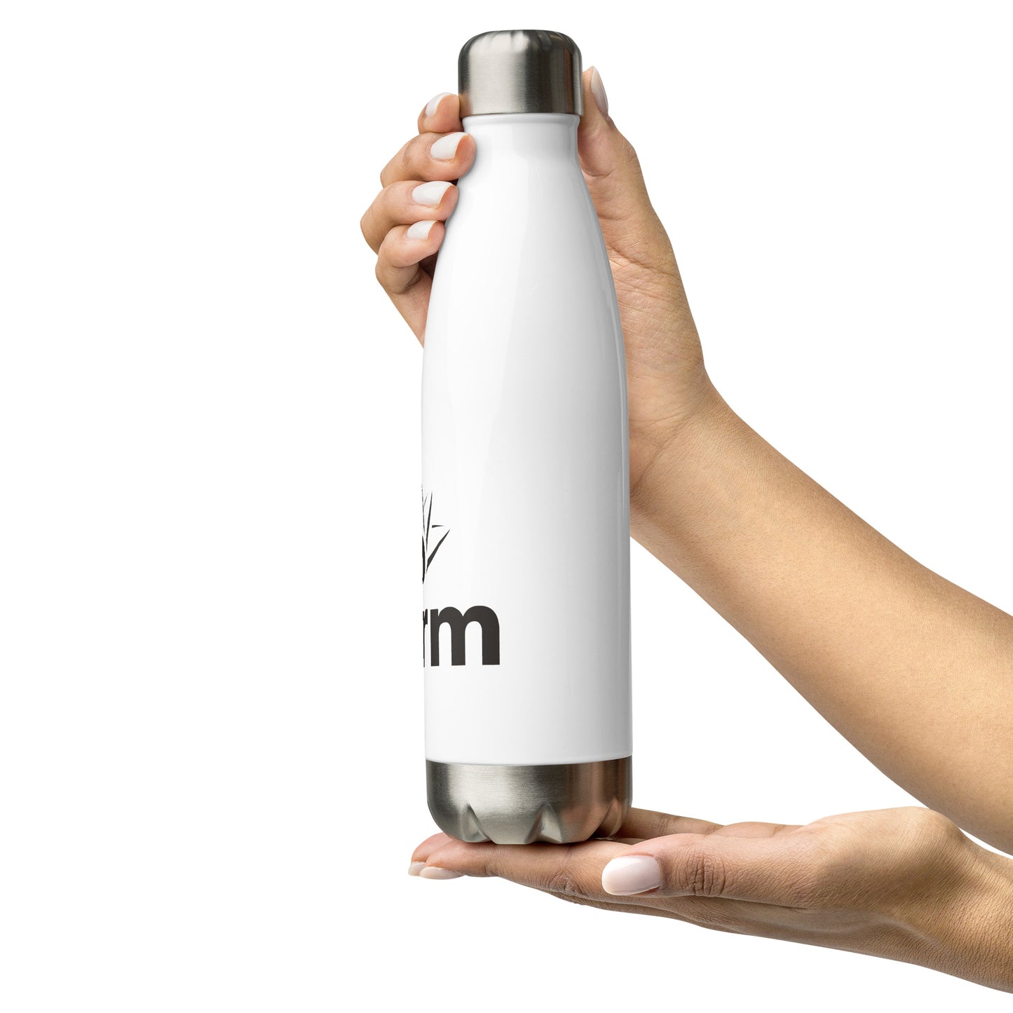 Carm Stainless Steel Water Bottle Black