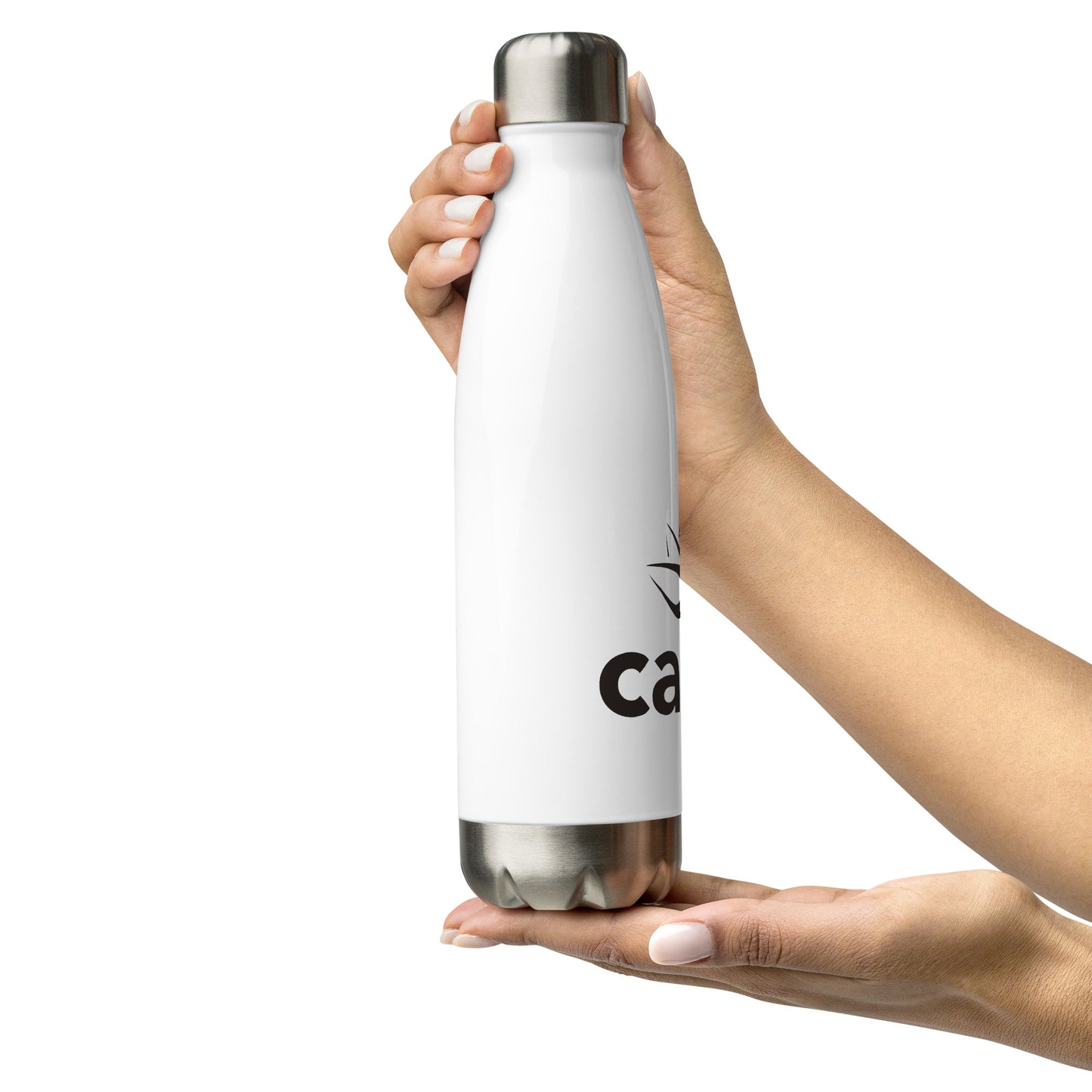 Carm Stainless Steel Water Bottle Black